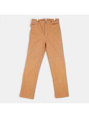 Wah Maker Frontier Cowboy Western Frontier Pants Mens 33x34 Brown Made In USA